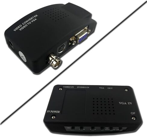 BNC إلى VGA، محول S Video إلى VGA، مدخل BNC وVGA إلى محول شاشة الكمبيوتر المحمول لإخراج VGA in Kuwait