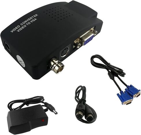 BNC إلى VGA، محول S Video إلى VGA، مدخل BNC وVGA إلى محول شاشة الكمبيوتر المحمول لإخراج VGA in Kuwait