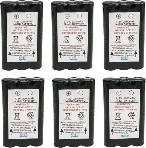 استبدال بطارية Kastar 6 عبوات HNN9018A لبطارية Motorola HNN9018، HNN9018A، HNN9018AR، HNN9018B، HNN9018BR، Motorola CP50، Radius SP50 (الطراز القياسي) راديو in Saudi Arabia