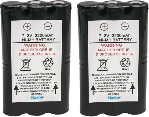 استبدال بطارية Kastar 6 عبوات HNN9018A لبطارية Motorola HNN9018، HNN9018A، HNN9018AR، HNN9018B، HNN9018BR، Motorola CP50، Radius SP50 (الطراز القياسي) راديو in Saudi Arabia