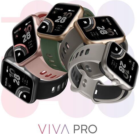 Cubitt Viva Pro Smartwatch/Fitness Tracker with 1.78" Touch AMOLED Screen, Bluetooth Calling, Built in GPS, 60+ Sports, Blood Oxygen, Heart Rate, Stress and Sleep Monitor, Waterproof, Step Counter in Kuwait