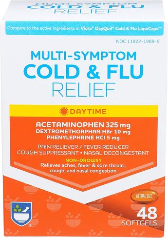 Rite Aid Multi-Symptom Daytime Cold and Flu Relief - 48 ct in Kuwait