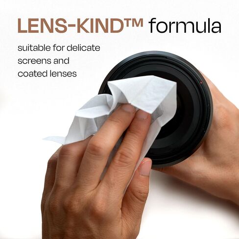Lens Wipes for Eyeglasses - Eye Glasses Lens Cleaner Wipes - Glasses Wipes for Screen, Camera, Computer & Laptop - Individually Wrapped Cleaner Eyeglass Wipes in Saudi Arabia