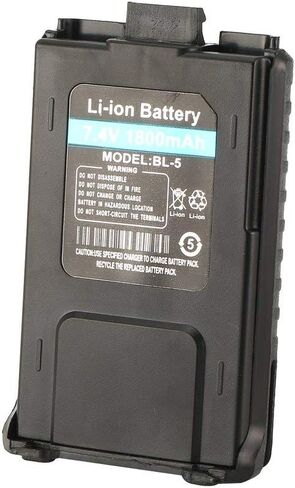 1 قطعة BL-5 استبدال بطارية ليثيوم أيون 1800 مللي أمبير 7.4 فولت ل UV-5R UV-5RE UV-5RA in Saudi Arabia