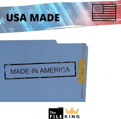 مجلد ملفات أزرق بمثبتات مقاس 2 بوصة | حجم الرسالة - صندوق مكون من 50 | شوكتان | علامة تبويب علوية مقطوعة 1/3 | الموضع 1 و3 | تنظيم الأعمال الورقية والتقارير والملفات القانونية in Kuwait