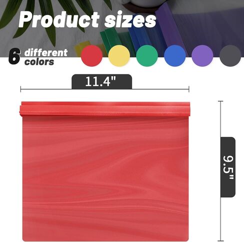 6PCS Plastic Folders Colored, File Folders with 3-Prong 6 Colors Fit A4 Paper, Folders with 3 Hole Ring Binder Project Organizer for Office and School Letter Size in Saudi Arabia