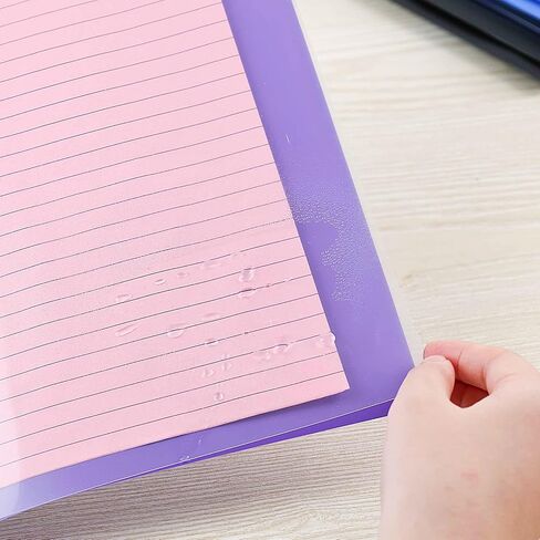 6PCS Plastic Folders Colored, File Folders with 3-Prong 6 Colors Fit A4 Paper, Folders with 3 Hole Ring Binder Project Organizer for Office and School Letter Size in Saudi Arabia