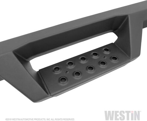 Westin 56-5346952 HDX عجلة قطرة من الفولاذ المقاوم للصدأ إلى عجلة Nerf Step Bars تناسب 2019-2023 Silverado Sierra 1500 Crew Cab (سرير 6.5 قدم) زوج واحد أسود مزخرف in Saudi Arabia