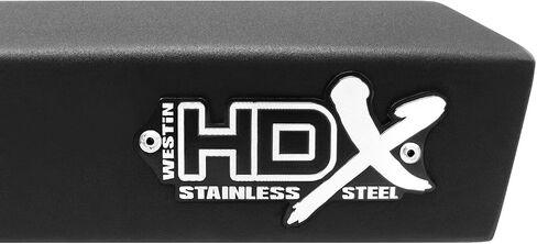 Westin 56-5346952 HDX عجلة قطرة من الفولاذ المقاوم للصدأ إلى عجلة Nerf Step Bars تناسب 2019-2023 Silverado Sierra 1500 Crew Cab (سرير 6.5 قدم) زوج واحد أسود مزخرف in Saudi Arabia