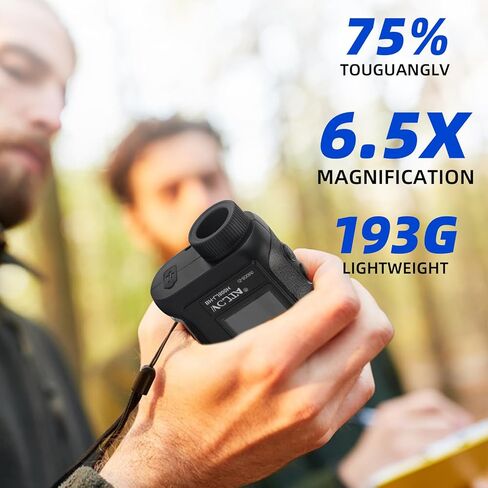 محدد مدى الجولف مع مكتشف نطاق ليزر منحدر لصيد الجولف، 900 ياردة، عمود علم عالي الدقة، قفل الاهتزاز، شاشة LCD، بث صوتي، 10 أوضاع قابلة لإعادة الشحن، أسود in Kuwait