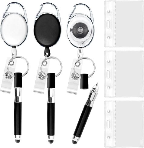 مجموعة مكونة من 3 قطع من بكرة الشارة، وبكرات الشارات القابلة للسحب، تأتي مع 3 أقلام صغيرة و3 حاملات للبطاقات، بالإضافة إلى مشبك التمساح وحبل قابل للسحب، وبكرة شارة الممرضة بثلاثة ألوان. in Kuwait