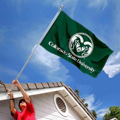 شركة College Flags & Banners Co. جامعة ولاية كولورادو رامس CSU الكبيرة in Saudi Arabia