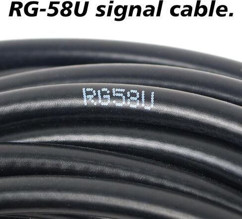 50 Ohm RF N Type to SMA Antenna Magnet Mount Mobile with 3.5 inch 16.4ft RG58U Cables Two Way Radio in Kuwait