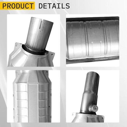 Rear Catalytic Converters Compatible with 1996-2000 Jeep Cherokee 1996-1998 Jeep Grand Cherokee (Replacement for Part Number: 15820) in Kuwait