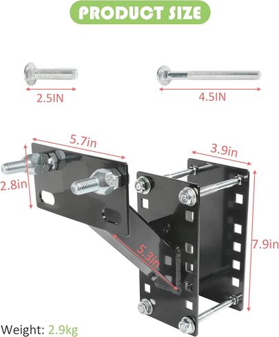 Spare Tire Carrier,Spare Tire Mount for Trailer,Car Accessories Spare Tire Carrier Bracket,Fits 4 & 5 & 6 Lugs Trailer Wheels on 4", 4.5'',4.75'',5'' and 5.5'' Bolt Patterns in Saudi Arabia