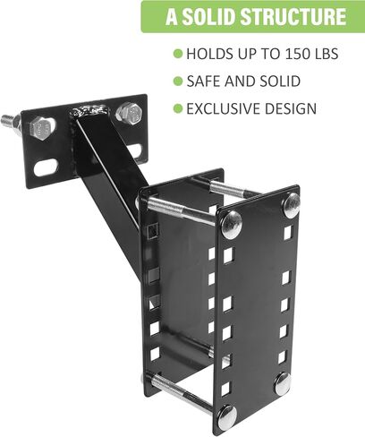 Spare Tire Carrier,Spare Tire Mount for Trailer,Car Accessories Spare Tire Carrier Bracket,Fits 4 & 5 & 6 Lugs Trailer Wheels on 4", 4.5'',4.75'',5'' and 5.5'' Bolt Patterns in Saudi Arabia