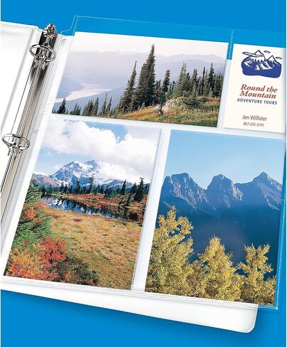 Avery 13401 Photo Storage Pages for Six 4 x 6 Mixed Format Photos, 3-Hole Punched, 10/Pack in Saudi Arabia