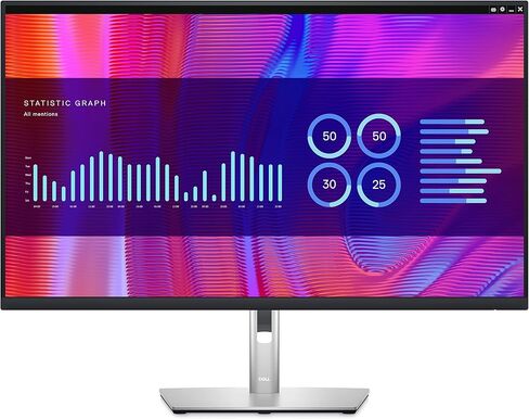Dell P3223DE 31.5" QHD WLED LCD Monitor - 16:9 - Black, Silver in Saudi Arabia