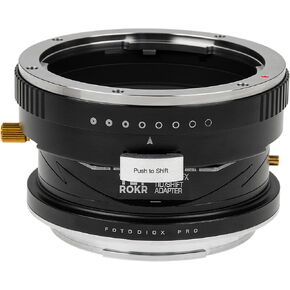 Fotodiox TLT ROKR - Tilt/Shift Adapter for Pentax 645 Auto Focus Lenses to be Compatible with Fuji G Cameras
