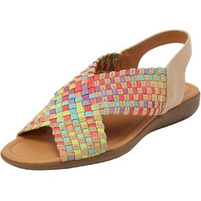 Comfortview Women's Wide Width The Celestia Sling Sandal