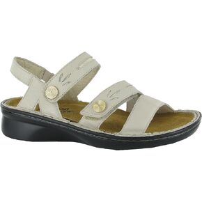 NAOT Footwear Women's Cadence Sandal Soft Ivory Lthr/Radiant Gold Lthr 8 M US