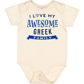inktastic Greek Family Pride Awesome Baby Bodysuit