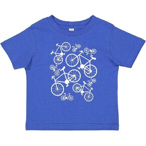 inktastic White Big/Small Bikes Toddler T-Shirt