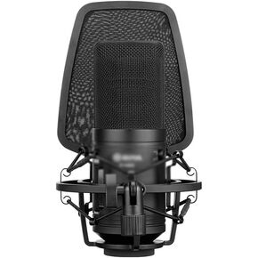Professional Large Microphone Low-Cut Filter Cardioid Condenser Mic for Live Recording Video Studio Video Camera (Size : Style 1)