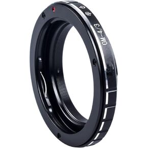 Aluminum OM Lens to 4/3 Cameras Lens Mount Adapter Ring for Olympus