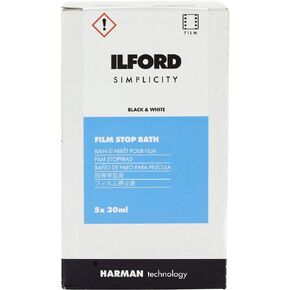 Ilford Simplicity Stop Bath, 30mL Sachet, 5-Pack