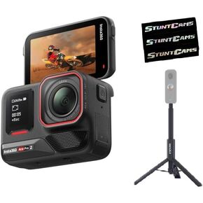 Insta360 Ace Pro 2 Waterproof 33ft Action Camera Lens 8K Large Sensor and Dual AI Editing Noise Reduction 1/1.3" Sensor, Leading Low Light and Invisible Selfie Stick Tripod