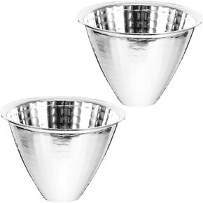 NUOBESTY Led Light Reflector Accessory Spotlight Lampshade Flashlight Reflector Cups Replacement Outdoor/Indoor Glare Reduction