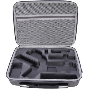Yoidesu RS4MINI Carrying Case RS 4 Mini Storage Bag Protective Case for Camera Stabilizer with Shoulder Strap Portable Handle Precise Slots Shock Absorbing Lining