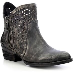 New Circle G Women's Q0001 Ankle Boot Black/Grey 9.5