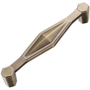 Vintage Cabinet Handles Pulls,Drawer pulls, 2pcs Handles Drawer Dresser Kitchen Retro Pulls Wardrobe Cupboard Furniture Handles Bathroom Hardware Pull (Color:Brass,Size:S) (Bronze M)