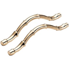 Vintage Cabinet Handles Pulls,drawer pulls, 2 pcs Door Cabinet Cupboard knob,Cabinet Drawer Pulls Furniture Handles Modern Zinc Alloy s Kitchen Cabinet Handle(Golden Hole Centers 128 mm) ( Color : Chr