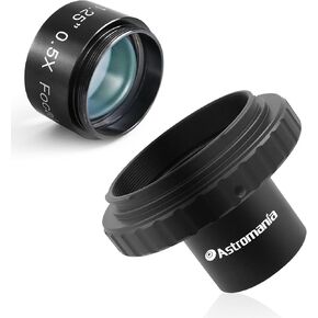 مخفض Astromania 0.5x - حزمة مع - محول T -Ring & T لجميع Canon EOS