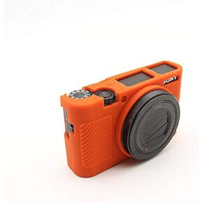RX100 III IV V VI CASE ، BOLINUS FULLODY ULTRA-SHIN RUBBER RUBBER SILICONE LOCK CASE COPERTION SONY RX100 III IV V VI (Black)