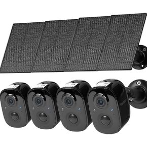 Vicohome G6B Best 2K Solar Security Camera Wireless Outdoor System, No NVR Needed, Battery Powered, Easy to Setup, Motion Detection, Two Way Audio,Color Night Vision, SD Slot, 180 Days Exchange Policy