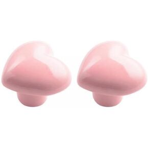 4x 2 Pieces Ceramic Cabinet Knobs Furniture Handle Decorative Hardware Door Knobs And Handles for Wardrobe Drawer Furniture Kids Room Dresser