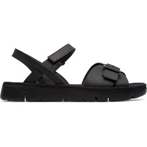 Camper Women's 2-Strap Sandal, Black 009, 10