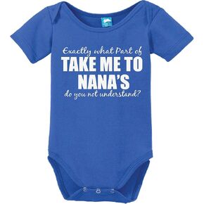 Take me to Nanas Funny Bodysuit Baby Romper
