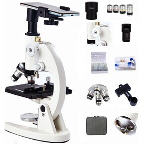 Student Professional Microscope 10000 Times Home High-Definition Electronic Science Experiment, 100X Eyepiece,15000x HD,Student Gift(Size:A)
