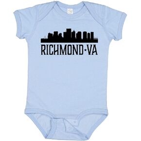 inktastic Richmond Virginia City Skyline Baby Bodysuit
