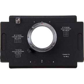 Fotodiox Pro Lens Mount Adapter متوافق مع جسم الكاميرا Nikon Z -Mountless إلى كاميرات عرض كبيرة 4x5 مع قياسي خلفي Graflok - محول Shift/Stitch