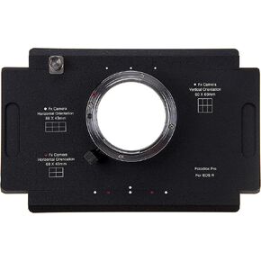 Fotodiox Pro Lens Mount Adapter Compatible with Canon RF Mount Mirrorless Camera Body to Large Format 4x5 View Cameras with a Graflok Rear Standard - Shift/Stitch Adapter