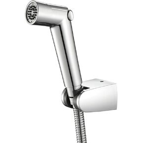 HandheldSprayer Kit Cloth Diaper Sprayer ABS Round ShapeSprayer for Toilet for Toilet-Adjustable Water Pressure Control withHose for Feminine Wash and Bracket,Chrome d(Chrome D)