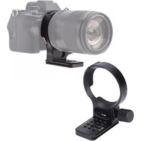 Lens Collar Tripod Mount Ring for FE24-105 85mm 24mm 135mm Lens, with 1/4 inch 3/8 inch Screw, Lens Support Bracket Holder for Arca Mount
