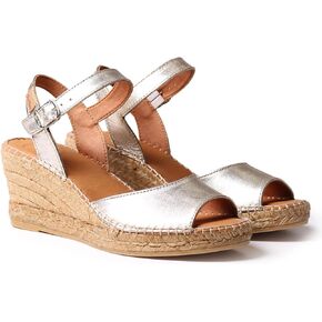 Toni Pons Sia-P Platinum Leather EU 36 (US Women's 5.5-6) M