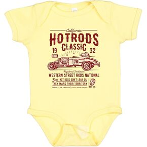 inktastic Hot Rods Race Classic Baby Bodysuit